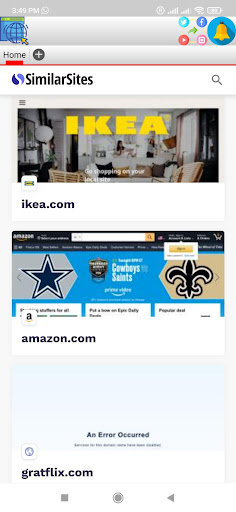 Similar Sites Screenshot 3 - AppWisp.com