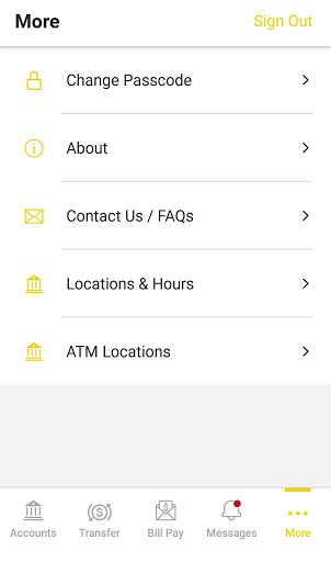 Marshall County State Bank Screen 3