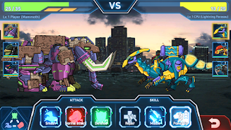 Dino Robot Battle Field: War Screenshot