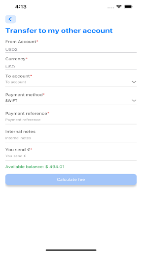 CFS ZippTech Wallet Screen 3