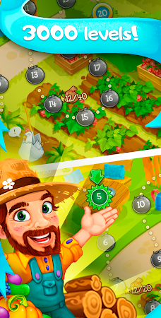 Game screenshot Funny Farm match 3 Puzzle game hack