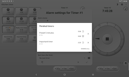 Kitchen Multi-Timer Ekran görüntüsü