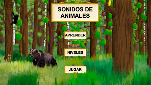 Android application sonidos de animales screenshort