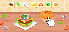 バーガー と 食べ物 料理ゲーム 為に 子供 と 赤ちゃんのおすすめ画像1