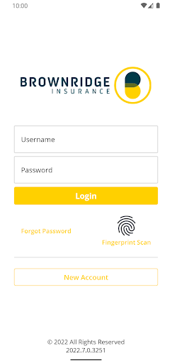 Android application Brownridge Insurance screenshort