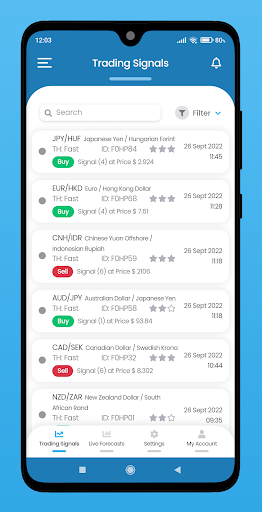 Android application Forans: Forex & Crypto Signals screenshort