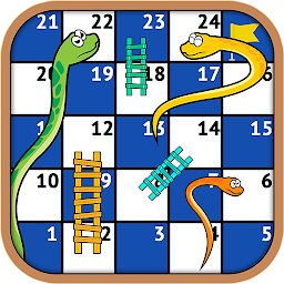 သင်္ကေတပုံ Snakes and Ladders - Ludo Game