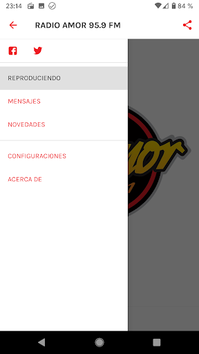 Radio Amor FM Screen 2
