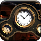 Steampunk Clock Live Wallpaper icon
