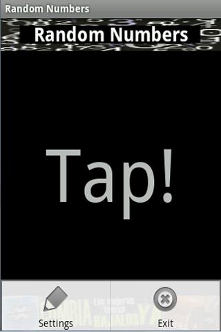 Random Numbers Screenshot 1 - AppWisp.com