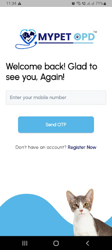Android application MyPet Opd Patient screenshort