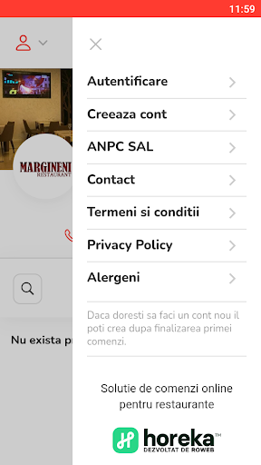 RestaurantMargineni Screen 2