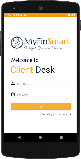 Android application MyFinSmart screenshort