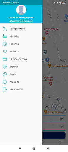 Android application ABL Cab screenshort