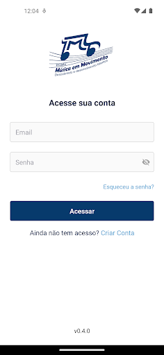 Android application Música em Movimento screenshort