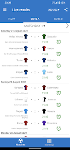 Screenshot 1 Live Scores for Serie A Italy android