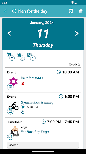My Events Lite Screen 2