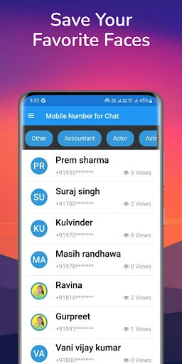 Girls Number Online girl WA Screen 3