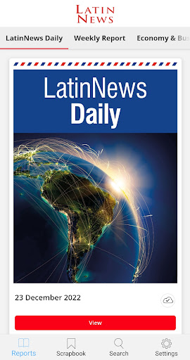 Android application LatinNews screenshort