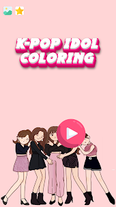 K-Pop Idol colorir meninas