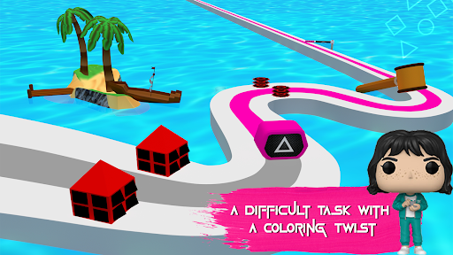 Line Color 3D: Paint Line Play apkpoly screenshots 6