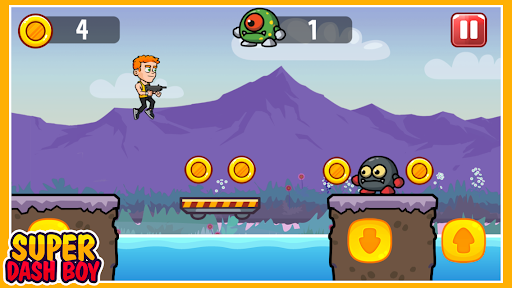 Android application Super Dash Boy: Run and Jump A screenshort