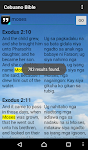 screenshot of Cebuano King James Bible