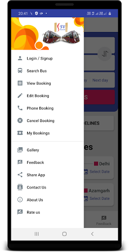 Android application Siddhi Vinayak Travels screenshort