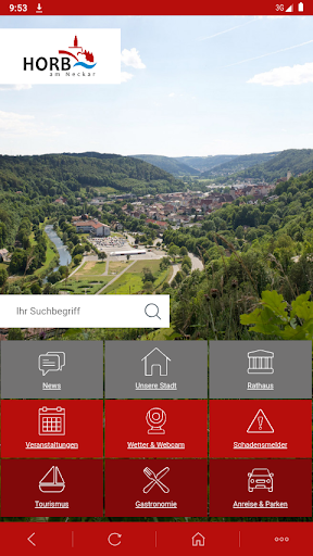 Android application Horb-App screenshort