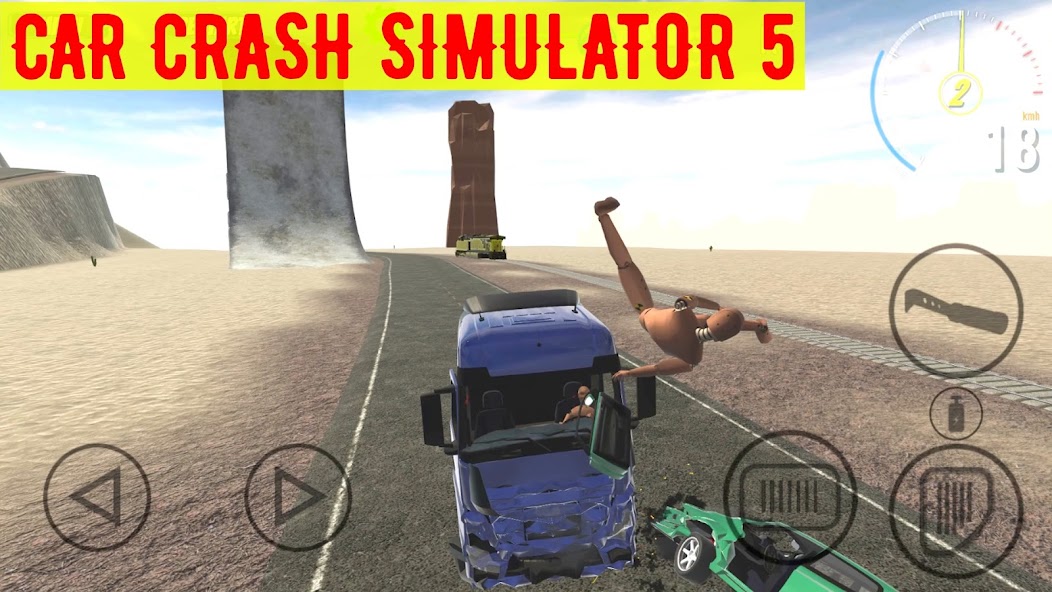 Car Crash Simulator 5 5 APK + Мод (Unlimited money) за Android