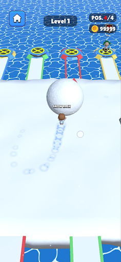 Snow Race 3D: Ice Runner Funny screenshot 5