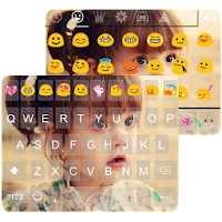 Cute Photo Emoji Keyboard Skin