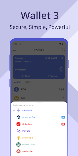 Android application Wallet 3 screenshort