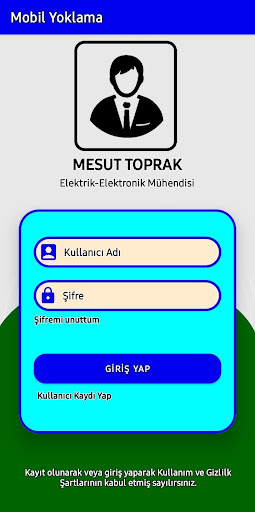 Android application Mobil Yoklama screenshort
