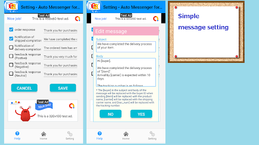 Auto Messenger for ebay Screen 2