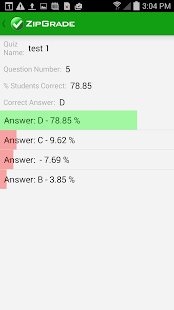 ZipGrade स्क्रीनशॉट