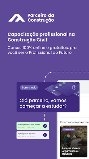 Android application Parceiro da Construção screenshort
