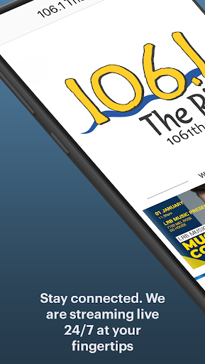 Android application 106.1 The River screenshort