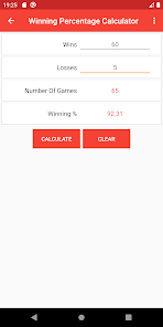 Win percentage calculator deals