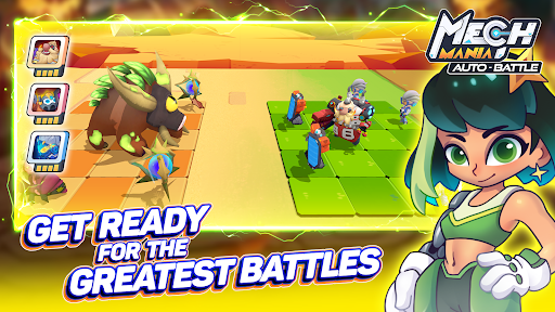 Android application Mech Mania: Merge Battle screenshort