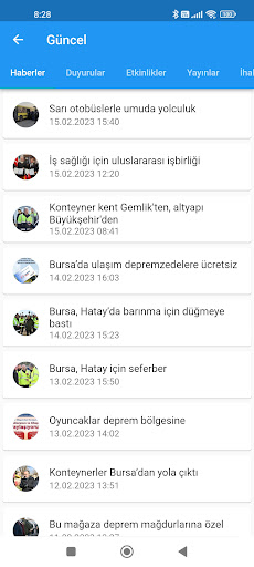Bursa Cepte Screen 2