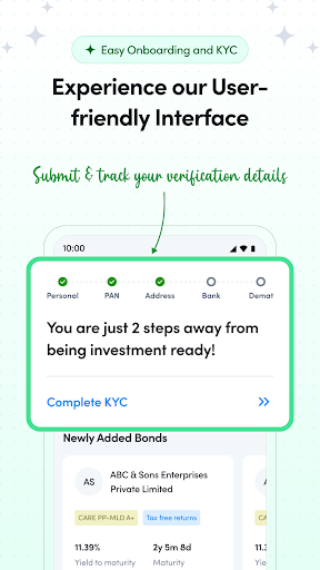 Android application Aspero Fixed Income- Buy Bonds screenshort