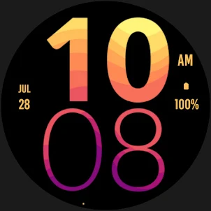 Sunset Large Watch Face