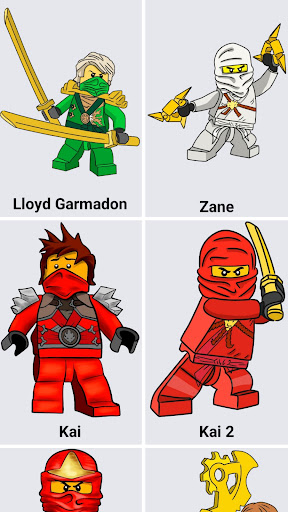 Android application How to draw Ninja characters screenshort