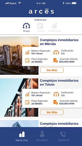 Android application Arces screenshort