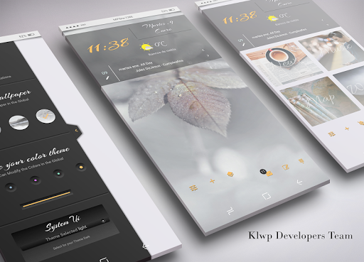 Android application Flying Theme IU for Kustom screenshort