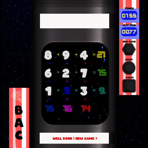 Brain Addition Challenge Screen 2