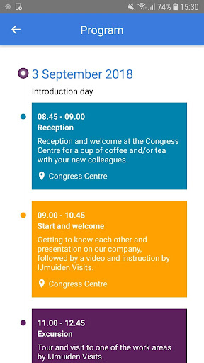 Android application Tata Steel - Onboarding screenshort