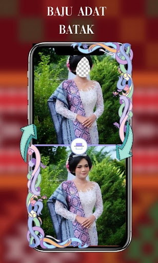Baju Adat Batak Couple Frame Screen 3