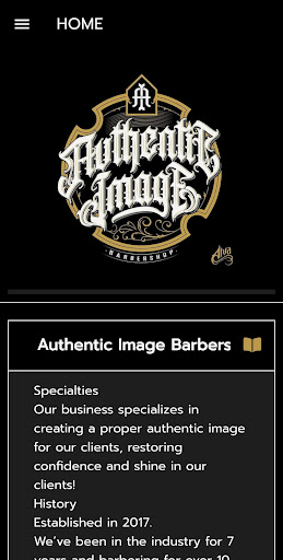 Authentic Image Barbershop Screen 2